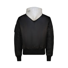 Alpha Industries Mens Ma-1 Dtec Mens Jacket In Black And Grey