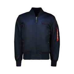 Alpha Industries Mens Ma-1 Dtec Mens Jacket In Blue And Grey