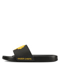 Kappa Kaizer Chiefs Unisex Slides In Black & Yellow