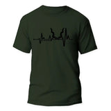 Sniper Mens Pulse T-Shirt In Olive