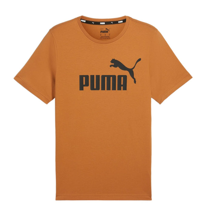 Puma Ess Logo Tee M Cotton Caramel