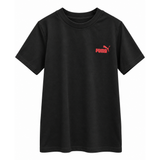 Puma Ess Logo Lab Brand Back T-Shirt In Black