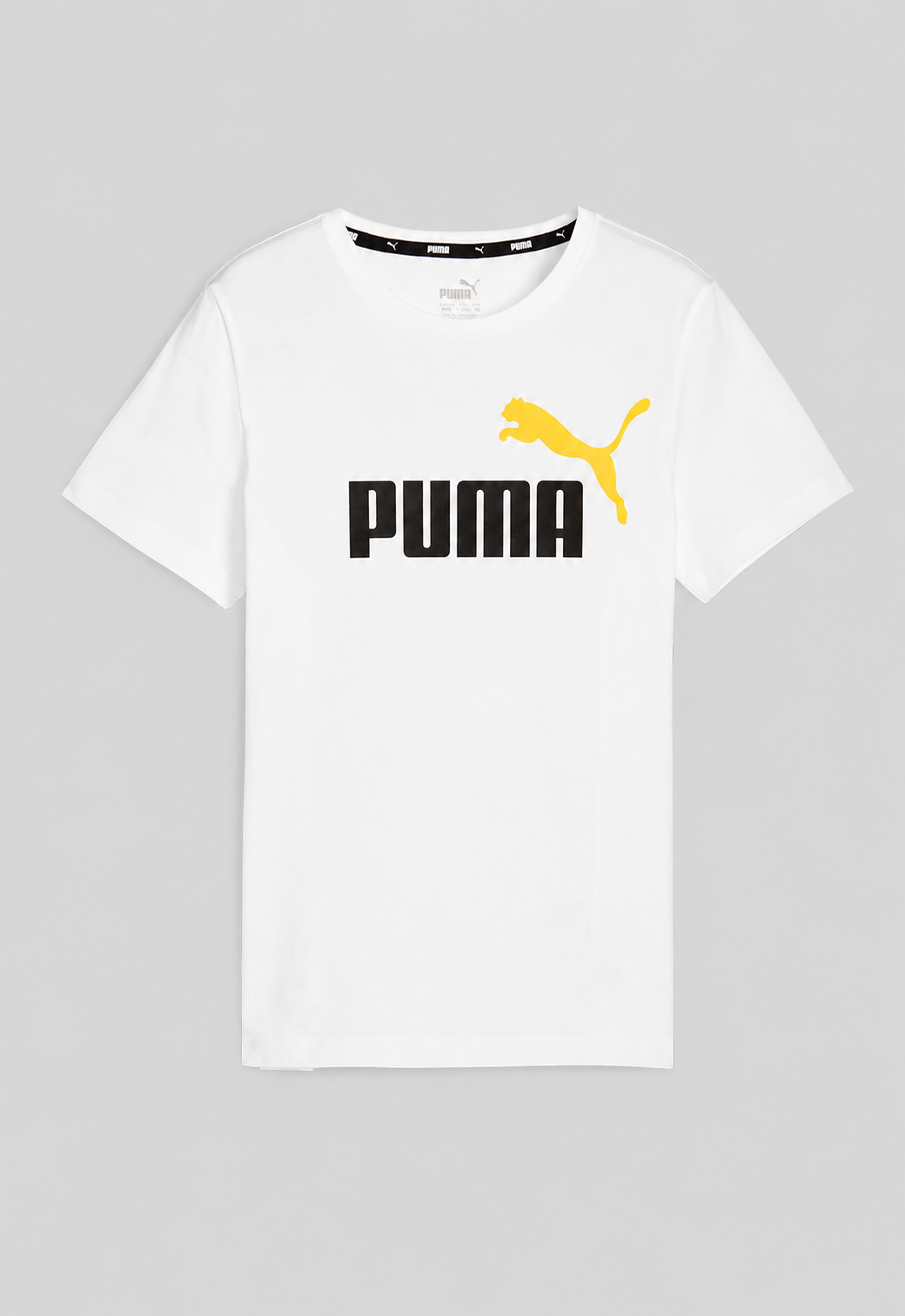 Puma Ess+ 2 Col Logo T-Shirt In White