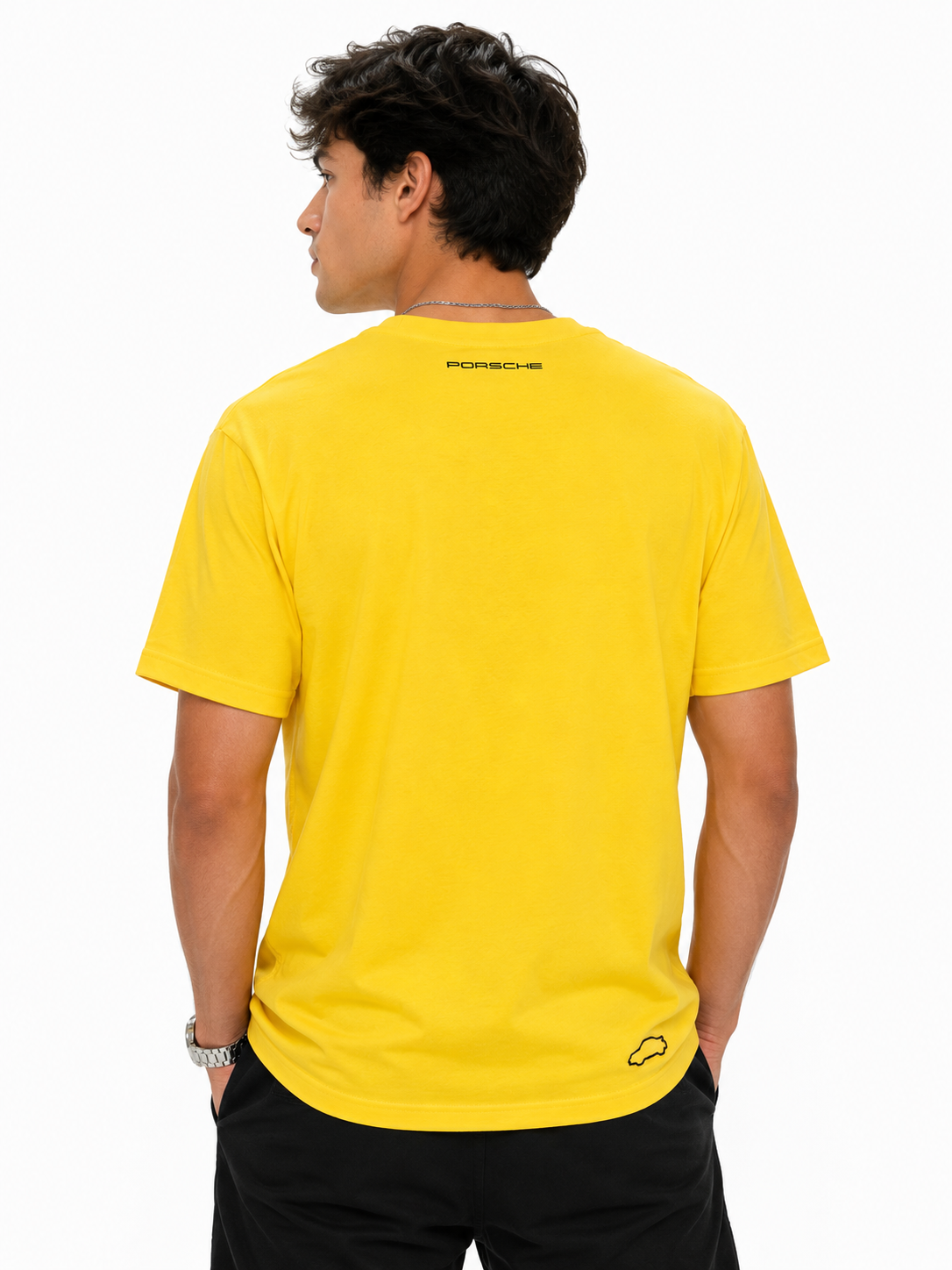 Puma Mens PL Logo T-Shirt In Lemon Chrome