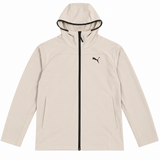 Puma Pumatech Slim 4-Way Stretch Full Zip Hoodie In Silver Frog