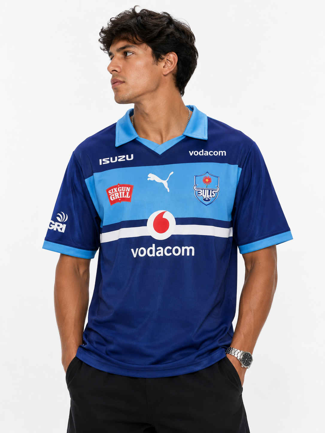 Puma Unisex Bulls Replica 3rd 2025 Jersey In Navy Blue
