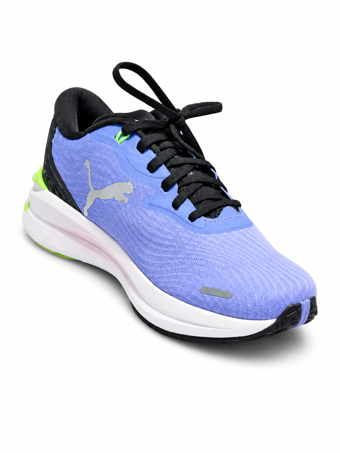 Puma Womens Electrify Nitro 2 Sneakers In Purple/Black/Silver