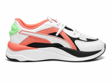 Puma Womens Rs-Curve Wn's Sneakers In White/Peach/Black/Green
