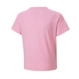 Puma Kids Ess+ Logo Knotted T-Shirt In Mauve