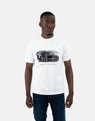Pure Premium Mens White Carro R Tee