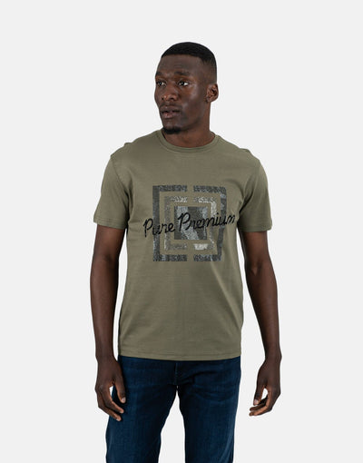 Pure Premium Mens Military Grazie Tee