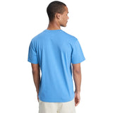 Quiksilver Mens Corp Logo Short Sleeves T-Shirt In Harbor Blue