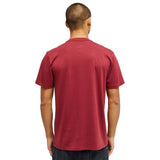 Quiksilver Mens Corp Logo Short Sleeves T-Shirt In Red