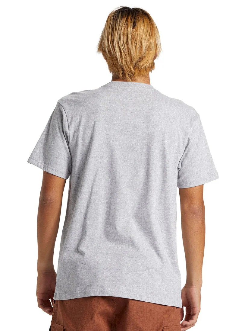 Quiksilver Mens Corp Logo T-Shirt In Heather