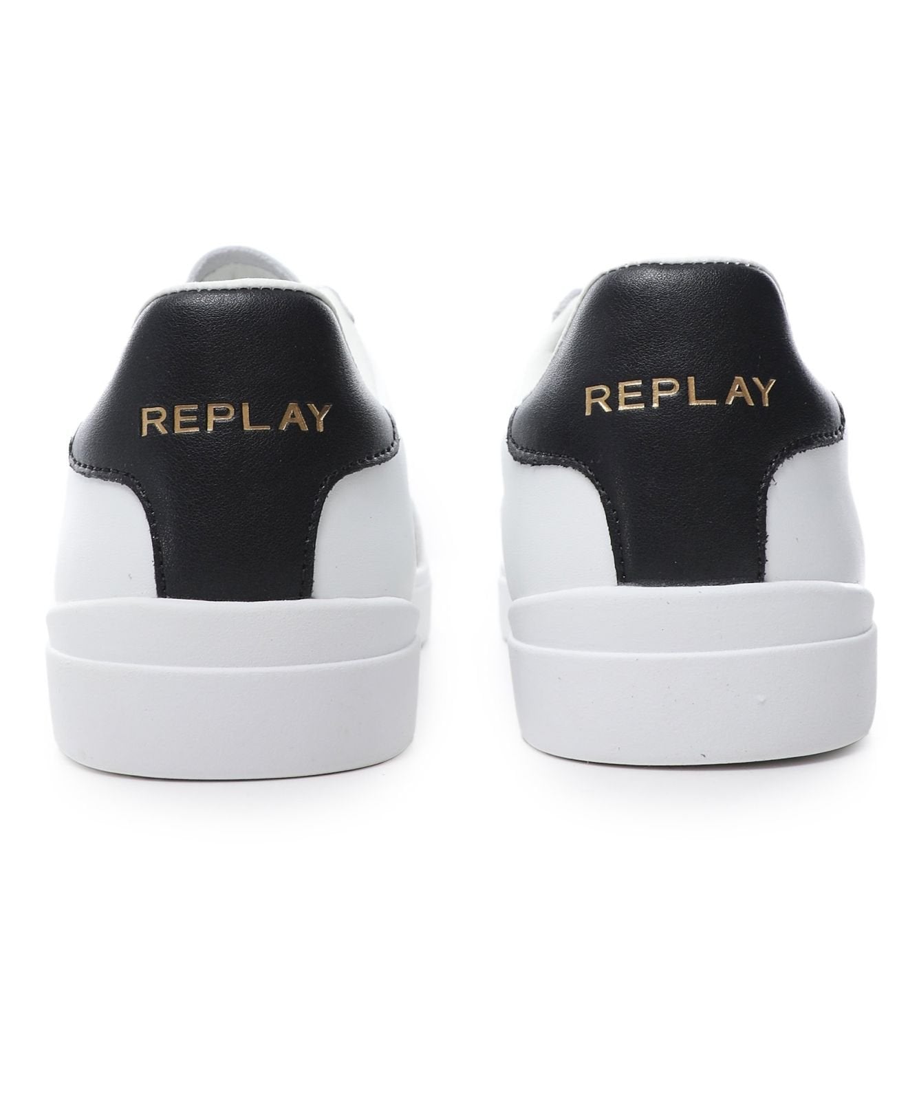 Replay Mens Polys M Scent Shoes In White and Black