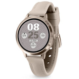 Reflex Active Unisex Spectra Amoled Case Silicone Band Watch In Off White
