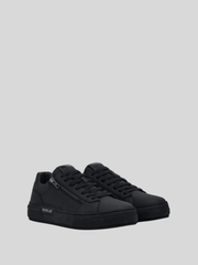 Replay Mens Raily Low Zip Sneakers In Black