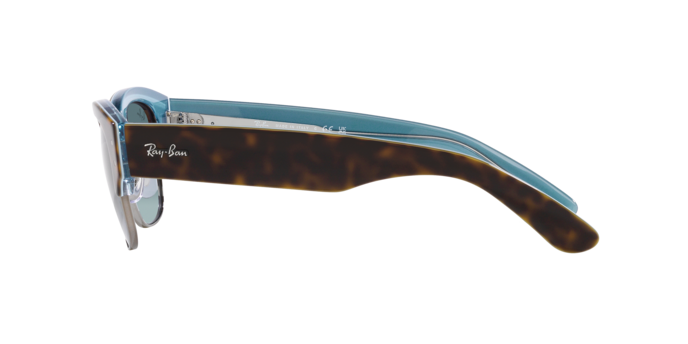 Ray-Ban Mega Clubmaster Sunglasses In Tortoise on Blue