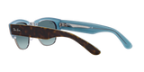 Ray-Ban Mega Clubmaster Sunglasses In Tortoise on Blue