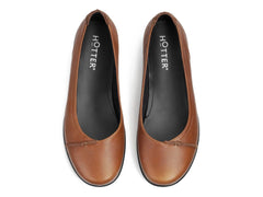 Hotter Ladies Robyn II Shoes In Tan