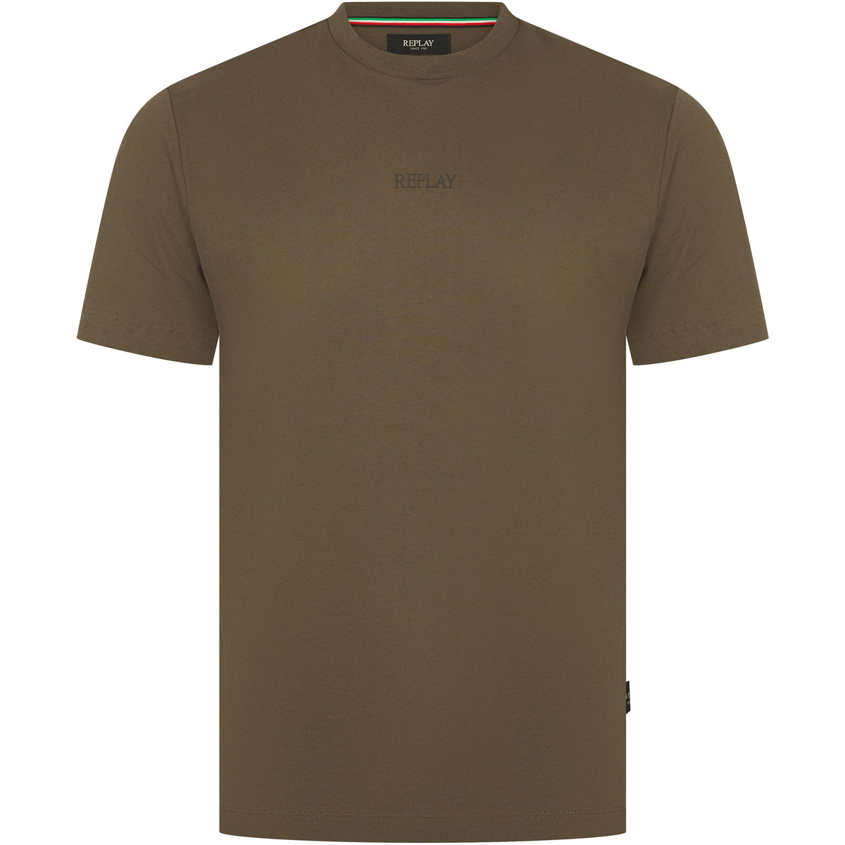 Replay Mens 759 T-Shirt In Olive