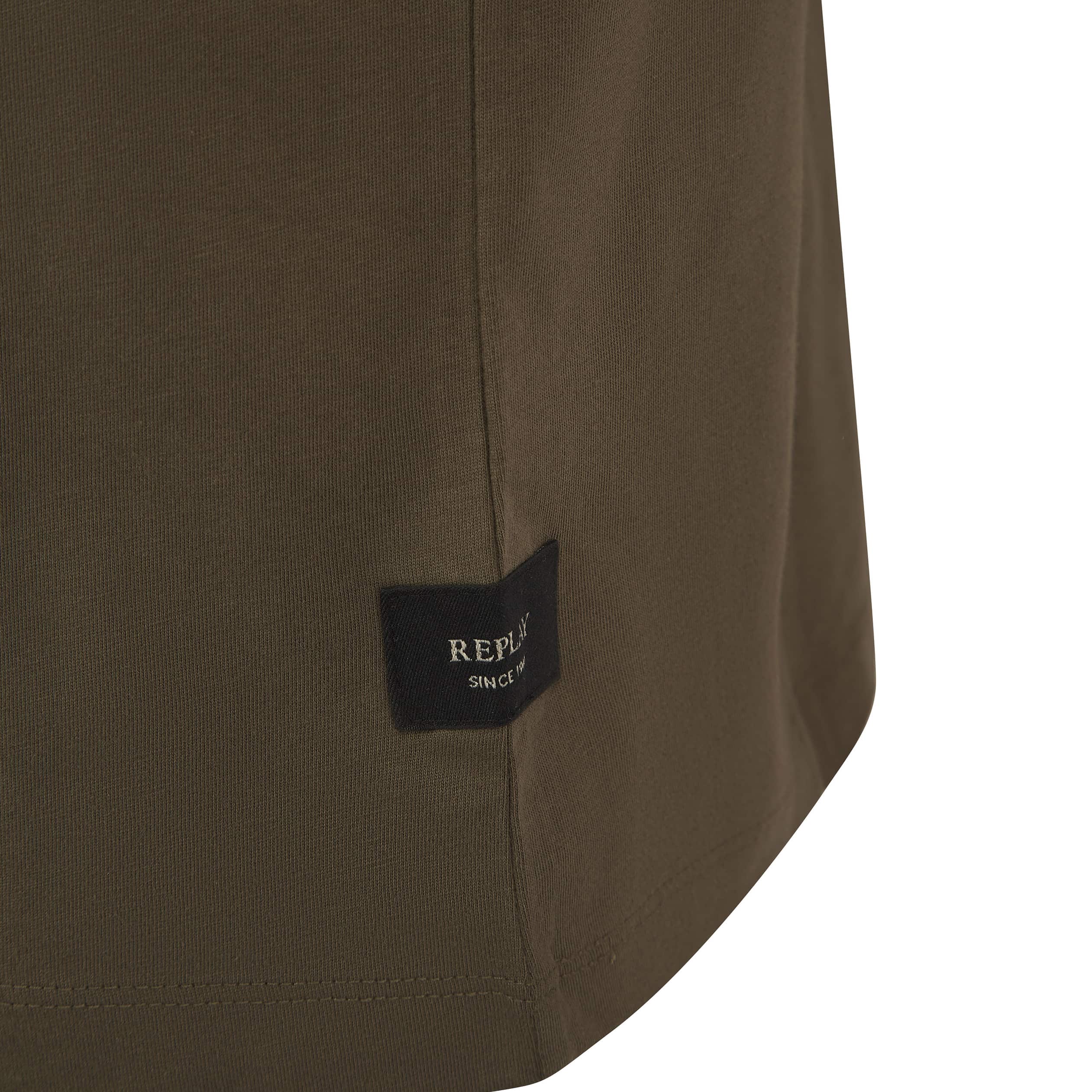 Replay Mens 759 T-Shirt In Olive
