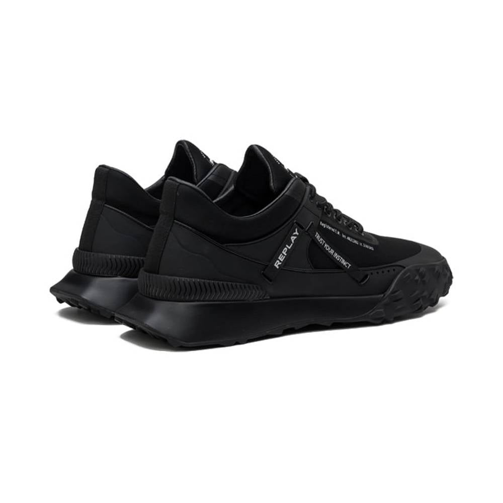 Replay Mens Total 1 Shoes In Black