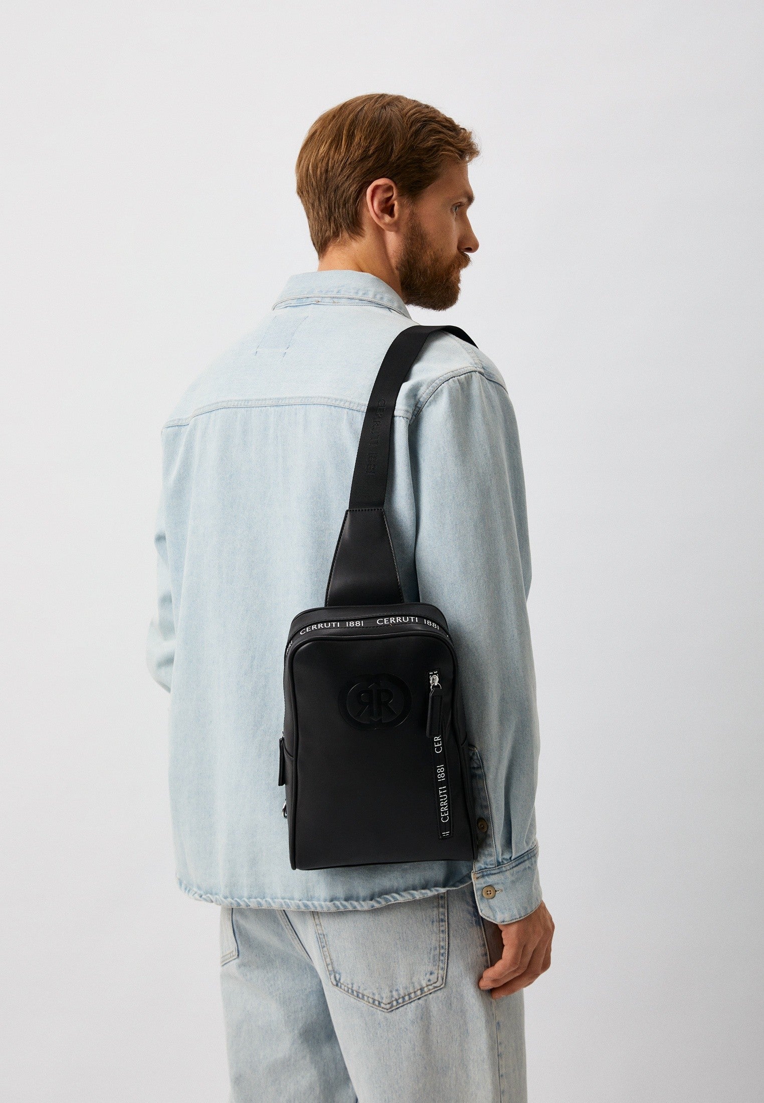 Cerruti Principe Malcolm Body Bag In Black