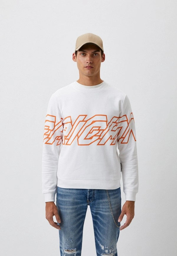John Richmond Duncam Sweatshirt In White