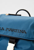 La Martina Principe Mayra Backpack In Denim Blue