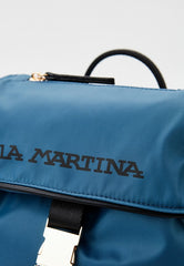 La Martina Principe Mayra Backpack In Denim Blue