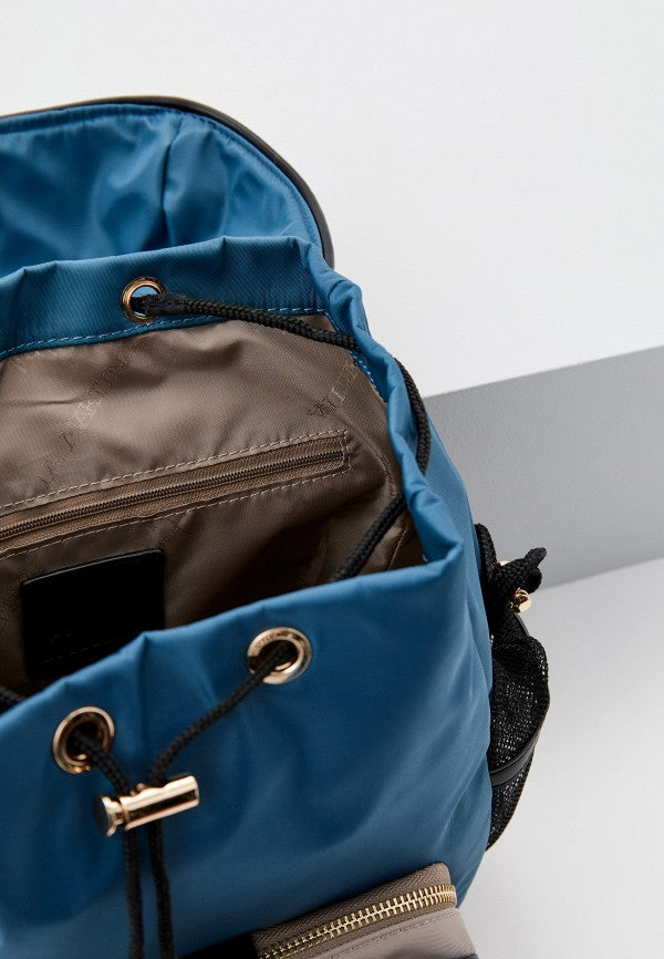 La Martina Principe Mayra Backpack In Denim Blue