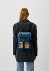 La Martina Principe Mayra Backpack In Denim Blue