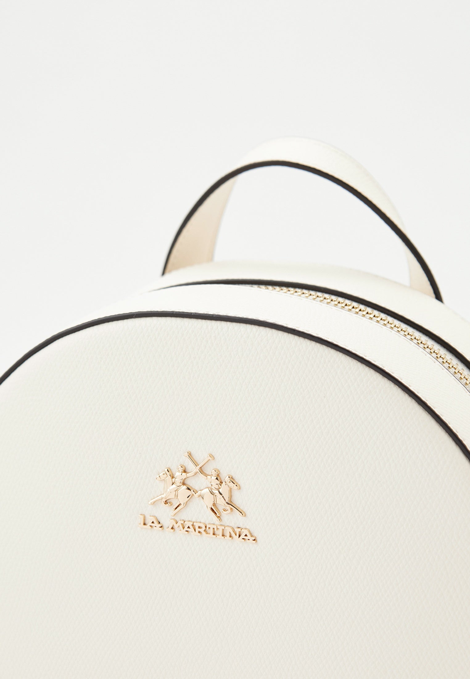 La Martina Principe Caterina Backpack In Off White