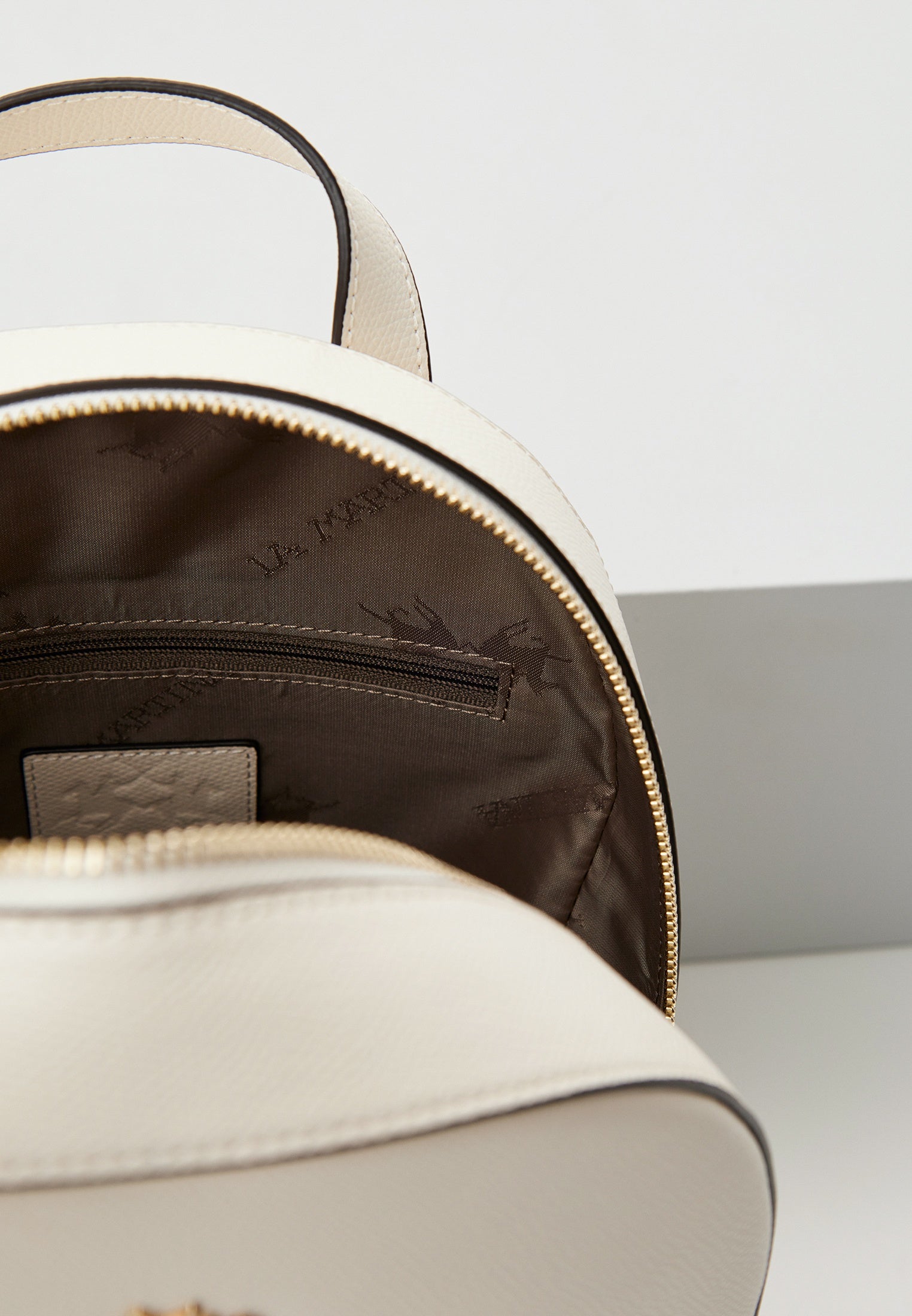 La Martina Principe Caterina Backpack In Off White