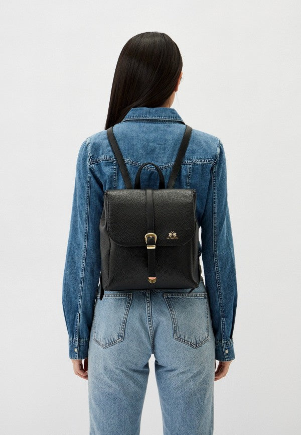 La Martina Gracia Backpack In Black
