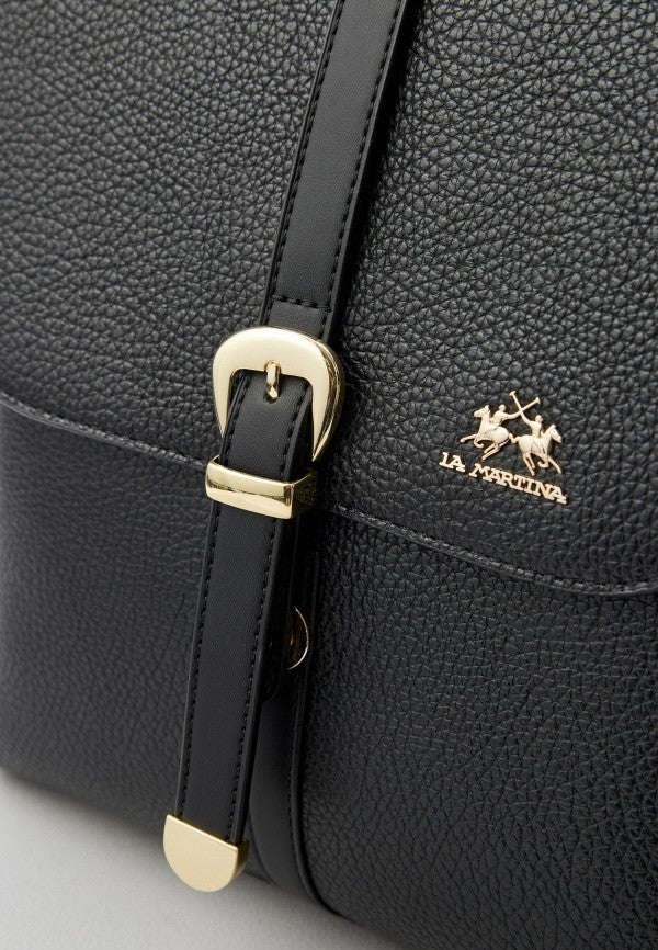 La Martina Gracia Backpack In Black