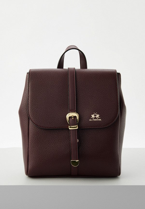 La Martina Gracia Backpack In Burgandy