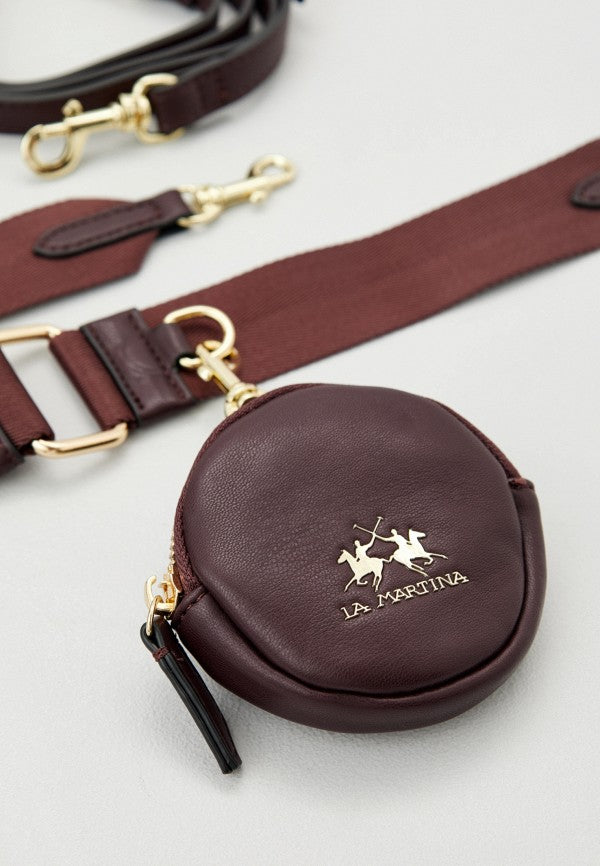 La Martina Alice Cross Body Bags In Burgundy