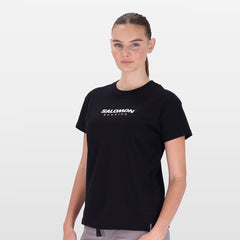 Salomon Run Far Ii Ss Tee W Black