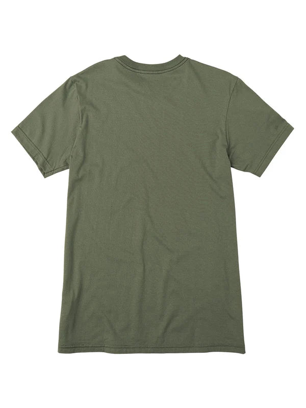 RVCA Mens Small Rvca Short Sleeve T-Shirt In Olive