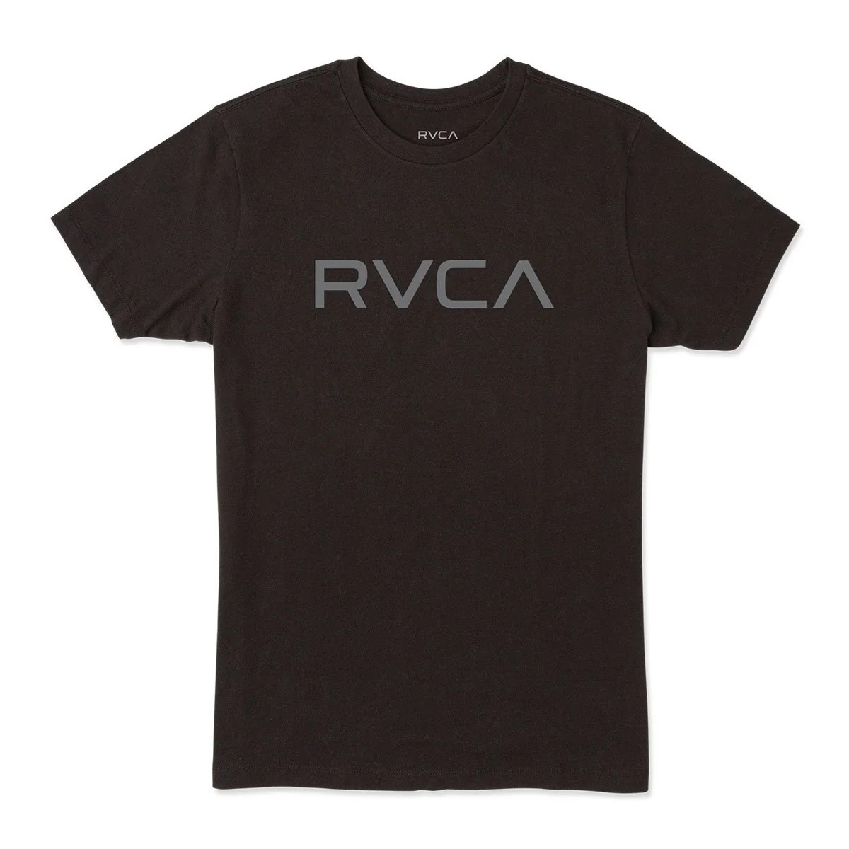 Rvca Mens Big Rvca Ss Red Stitch Black