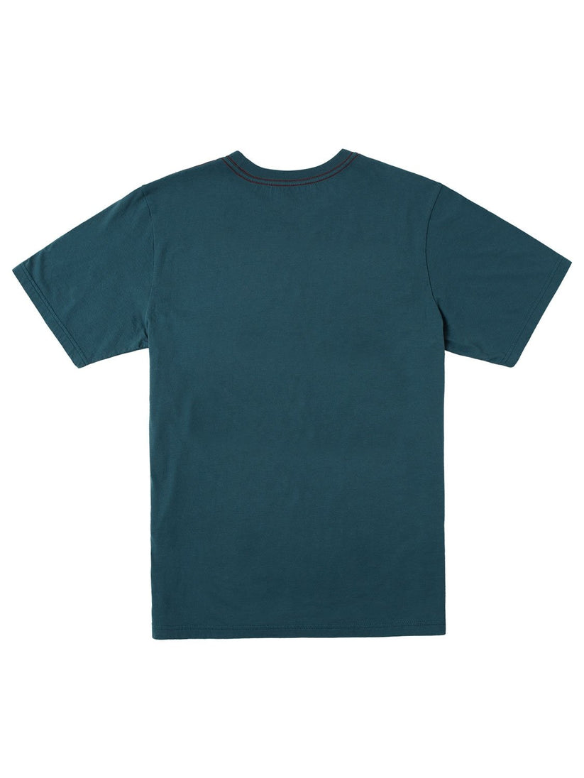 RVCA Mens Big RVCA T-Shirt In Duck Blue