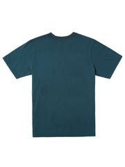 RVCA Mens Big RVCA T-Shirt In Duck Blue