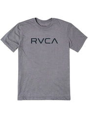 RVCA Mens Big RVCA T-Shirt In Grey & Black