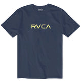 Rvca Big Rvca Short Sleeve T-Shirt In Navy