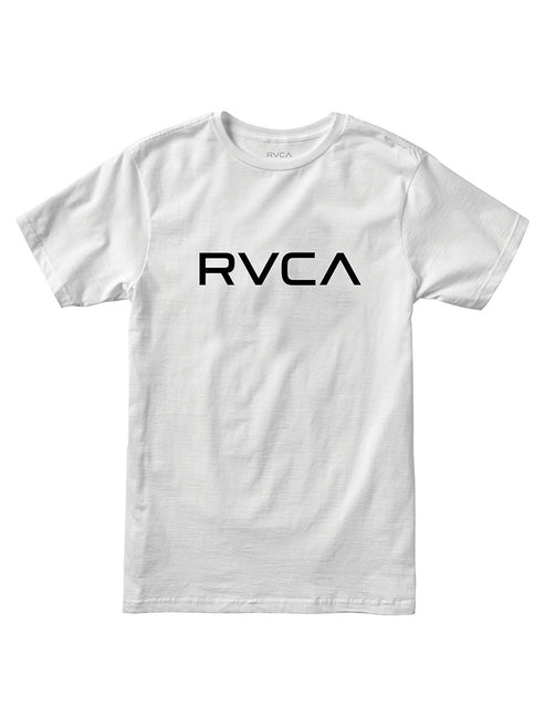 RVCA Mens Big Rvca Short Sleeve T-Shirt In White