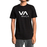 RVCA Mens VA Short Sleeves T-Shirt In Black