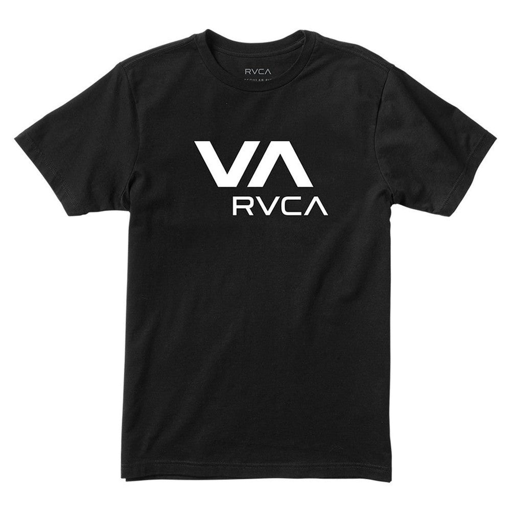 RVCA Boys VA Rvca Short Sleeves T-Shirt In Black