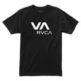 RVCA Boys VA Rvca Short Sleeves T-Shirt In Black